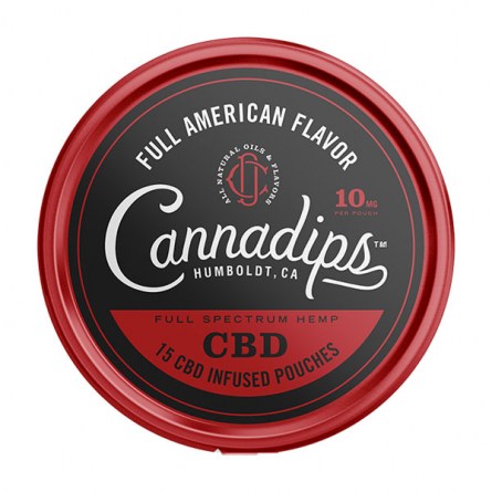 Cannadips CBD Single Tins American Spice